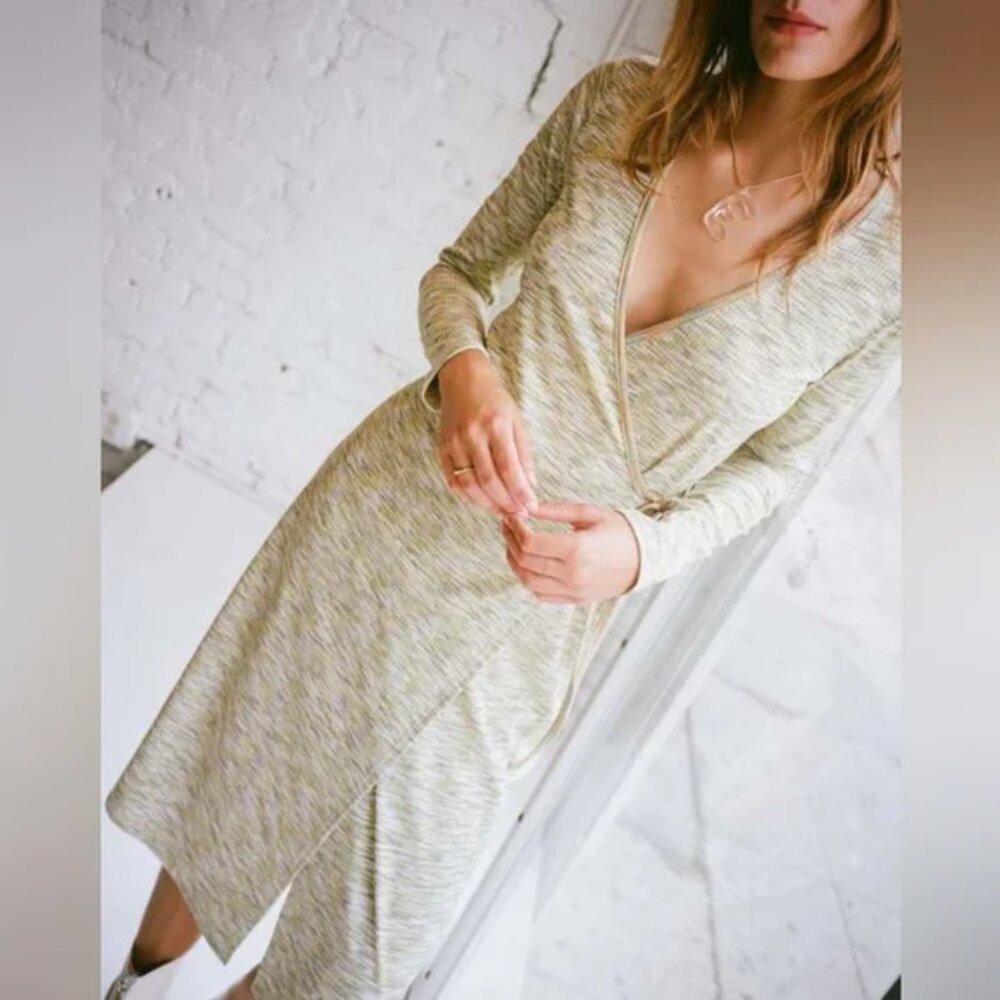 LISA SAYS GAH Lucille Wrap Midi Dress Size XS